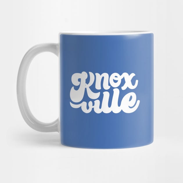 Knoxville Script - White + Blue by jepegdesign